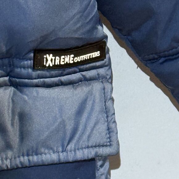 Ixtreme Winter Coat Jacket Boys Size Small Blue Fleece Lined Puffer Hood - Picture 9 of 16